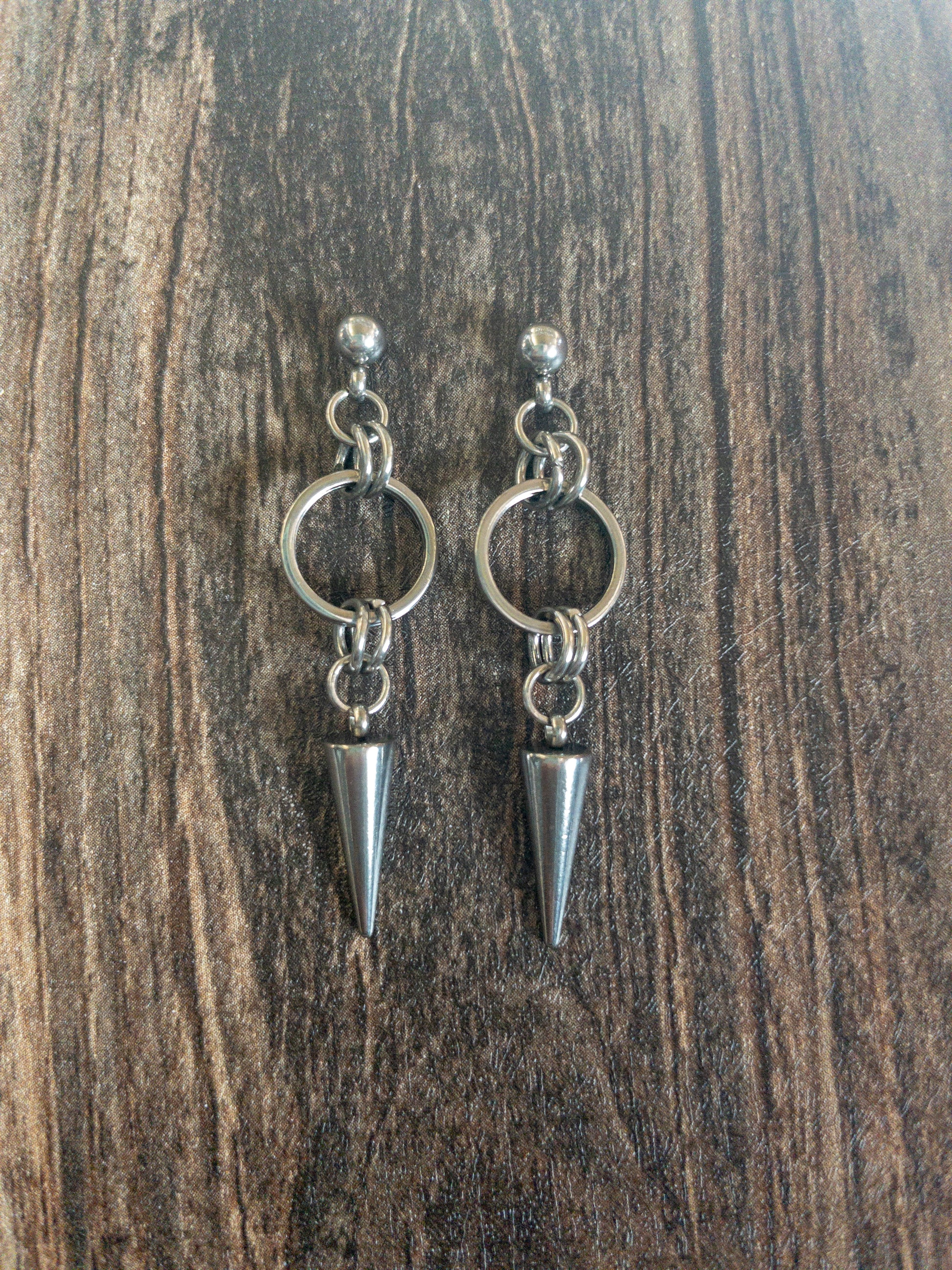 stainless steel earrings